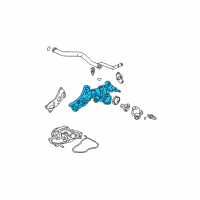 OEM Acura MDX Passage, Water Diagram - 19410-RDJ-A01