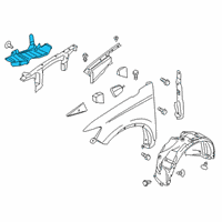 OEM 2019 Ford Edge Upper Shield Diagram - KT4Z-16102-D