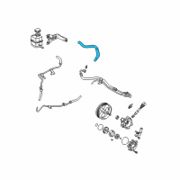 OEM 2003 Toyota Solara Reservoir Hose Diagram - 44348-06190