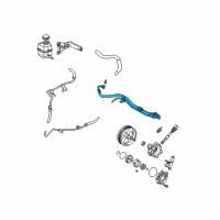 OEM 2003 Toyota Solara Tube Assy, Pressure Feed Diagram - 44410-06160