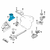 OEM 2001 Ford Escape Front Insulator Diagram - YL8Z-6068-AA