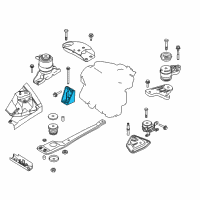 OEM 2003 Ford Escape Front Support Diagram - YL8Z-6031-CA