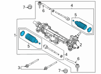 OEM 2022 Ford Bronco Boot Kit Diagram - EB3Z-3332-A