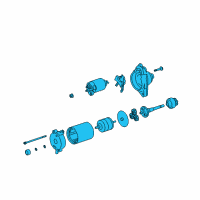 OEM Lexus LS430 Reman Starter Diagram - 28100-50062-84