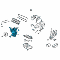 OEM 2015 Ram 2500 Cover-Chain Case Diagram - 4893128AG