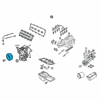 OEM Ram DAMPER-CRANKSHAFT Diagram - 4893285AA