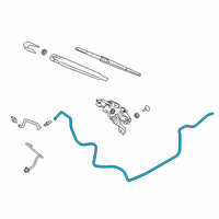 OEM 2020 Hyundai Santa Fe Hose-Rear Washer Diagram - 98951-S1000