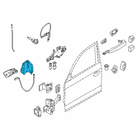 OEM 2012 BMW 750Li Right System Latch Diagram - 51-21-7-202-146