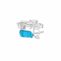 OEM Chrysler Town & Country Engine Starter Diagram - 4686045AE