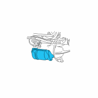 OEM 2002 Chrysler Voyager Engine Starter Diagram - 4686045AE