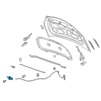 OEM Buick Verano Latch Diagram - 84068582