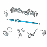 OEM 2020 Ram 2500 Shaft-Axle Diagram - 68449571AB