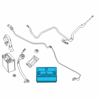 OEM 2021 Dodge Durango Battery Diagram - 5033393AB