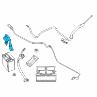 OEM Dodge Durango Strap-Battery Diagram - 68249908AB