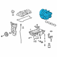 OEM 2020 GMC Terrain Intake Manifold Diagram - 12646130