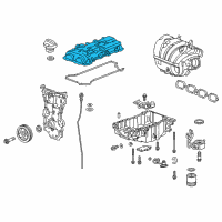 OEM 2018 Buick Regal TourX Valve Cover Diagram - 25201395