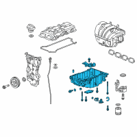 OEM 2017 Buick Regal Upper Oil Pan Diagram - 25202731