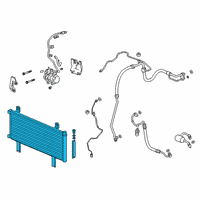 OEM Honda Insight W-CONDENSER ASSY Diagram - 80100-TXM-A02