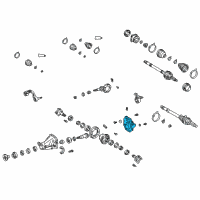 OEM 2000 Toyota RAV4 Differential Cover Diagram - 41181-42011