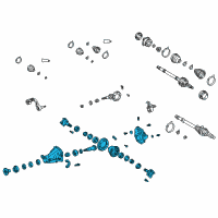 OEM Toyota RAV4 Differential Assembly Diagram - 41110-42020