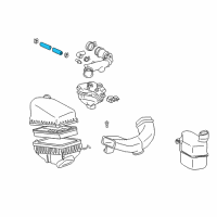 OEM 1999 Toyota Solara Vent Hose Diagram - 12260-74070