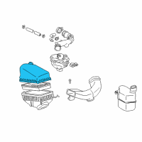 OEM 1997 Toyota Camry Cap Sub-Assembly Air Diagram - 17705-74430