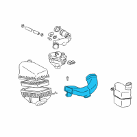 OEM 2000 Toyota Camry Inlet Duct Diagram - 17750-03060