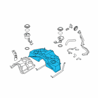 OEM 2014 Nissan 370Z Fuel Tank Assembly Diagram - 17202-1EA0A