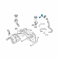 OEM 2015 Nissan Juke Filler Cap Assembly Diagram - 17251-3GM0B