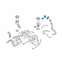 OEM 2013 Nissan Cube Filler Cap Assembly Diagram - 17251-3GM0B