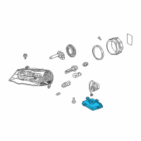 OEM 2003 Acura TL Control Unit Assembly Diagram - 33119-S0K-A10