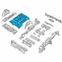 OEM Ram ProMaster City Pan-Rear Floor Diagram - 68259418AA