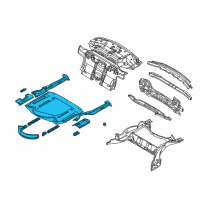 OEM 2001 BMW M5 Trunk Floor Diagram - 41-12-2-498-335