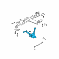 OEM 2009 Buick Lucerne Rear Suspension Control Arm Assembly Diagram - 25820032