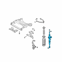 OEM Infiniti Q40 ABSORBER Kit - Shock, Front Diagram - E6111-JK01C