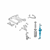 OEM 2008 Infiniti G35 ABSORBER Kit - Shock, Front Diagram - E6111-JK01C