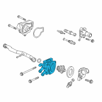 OEM 1994 Acura Integra Case, Thermostat Diagram - 19320-P30-J00