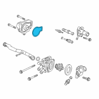 OEM 1999 Honda CR-V Gasket, Water Pump (Yamada) Diagram - 19222-PR4-003