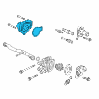 OEM Honda CR-V Water Pump (Yamada) Diagram - 19200-P75-003