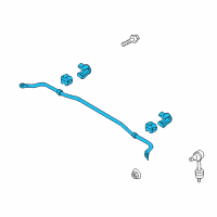 OEM Hyundai Bar Assembly-Rear Stabilizer Diagram - 55510-2S800