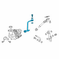 OEM 2018 Chevrolet Express 2500 Oil Inlet Tube Diagram - 55591257