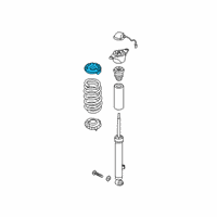 OEM 2020 Kia K900 Pad-Rear Spring, UPR Diagram - 55334J6000