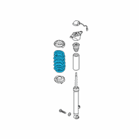 OEM Kia K900 Rear Springs Diagram - 55330J6060