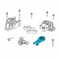 OEM 2020 Jeep Compass Transmission Mount Diagram - 68253028AE