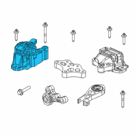 OEM Jeep INSULATOR-Engine Mount Diagram - 68253026AD