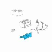 OEM 2001 Ford Explorer Battery Tray Diagram - F77Z-10732-AA