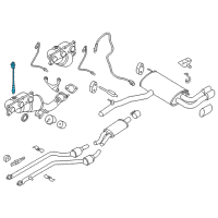 OEM 2011 BMW 528i Front Oxygen O2 Sensor Diagram - 11-78-7-589-138