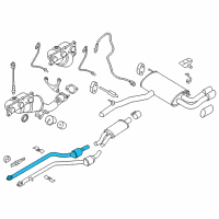 OEM BMW X3 Catalytic Converter Diagram - 18-30-7-646-021