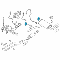 OEM 2010 BMW 750Li Rubber Mounting Diagram - 18-20-7-807-132