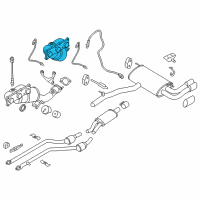 OEM 2010 BMW 328i Exchange. Exhaust Manifold With Catalyst Diagram - 18-40-7-646-693